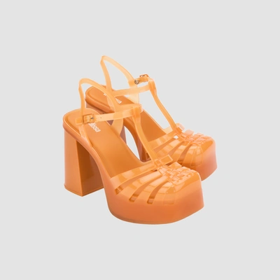 Shop Melissa Party Heel Ad In Orange