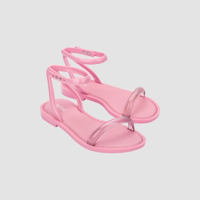 Shop Melissa Wave Sandal In Pink