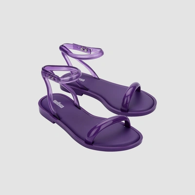 Shop Melissa Wave Sandal In Purple