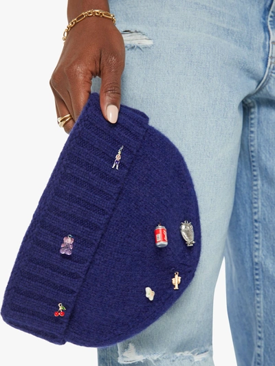 Shop Mother The Lucky Charms Beanie In Blue