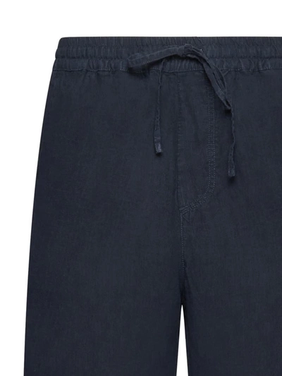 Shop 120% Lino Shorts In Blue