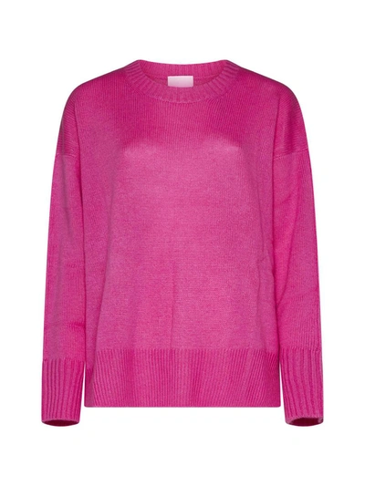 Shop Allude Sweaters In Fuchsia