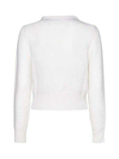 Shop Allude Sweaters In Ivory