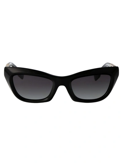 Shop Burberry Sunglasses In 30018g Black