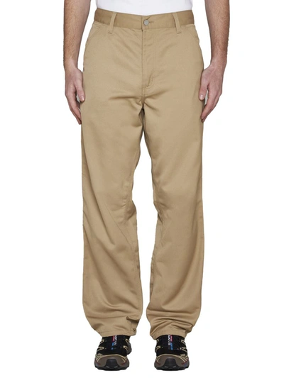 Shop Carhartt Wip Trousers In Sable