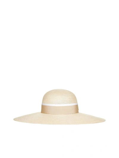Shop Maison Michel Hats In Natural Beige