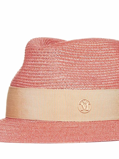Shop Maison Michel Hats In Peach