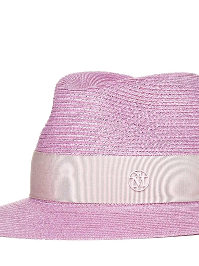Shop Maison Michel Hats In Bubblegum