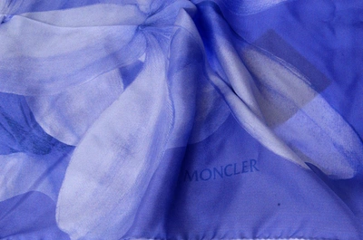 Shop Moncler Scarf Scarves Foulard In Violet