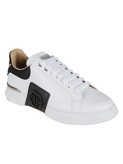 Shop Philipp Plein Flat Shoes In White