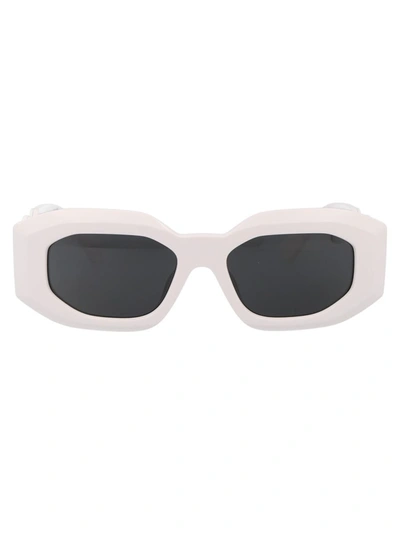 Shop Versace Sunglasses In 543887 White