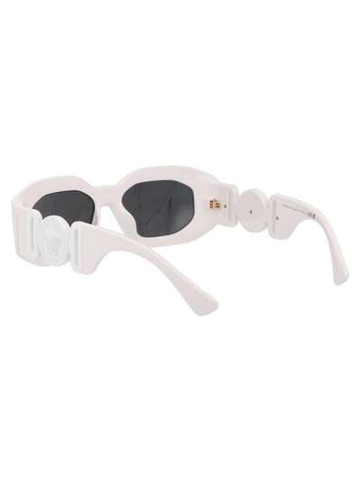 Shop Versace Sunglasses In 543887 White