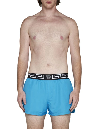 Shop Versace Underwear Sea Clothing In Desden Blue+black Whit