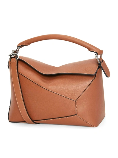 Loewe Women's Small Puzzle Edge Bag In Brown