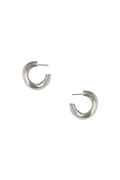 Agmes Small Celia Hoop Earrings In Sterling Silver