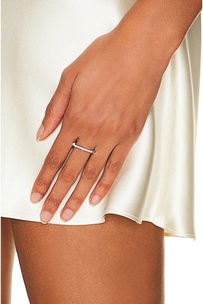 Shop Gucci Link To Love Diamond Ring In White Gold & Diamonds