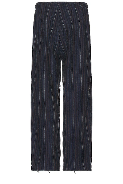 Shop Beams Mil Easy Pants Hickory Tweed Pant In Navy