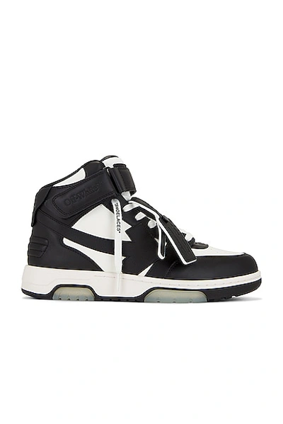 Shop Off-white Out Of Office Mid Top Sneaker In White & Black