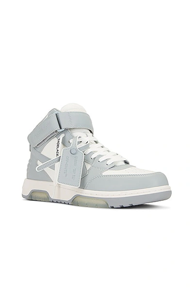 Shop Off-white Out Of Office Mid Top Sneaker In White & Grey