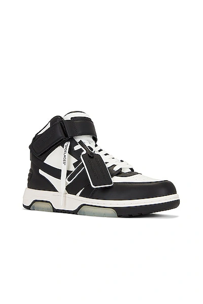 Off-white Off White Out Of Office Mid Top Sneakers Men In Black