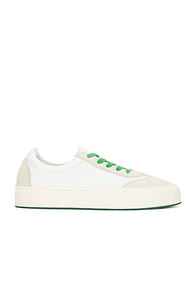 Shop The Row Marley Lace Up Sneaker In Milk & Milk