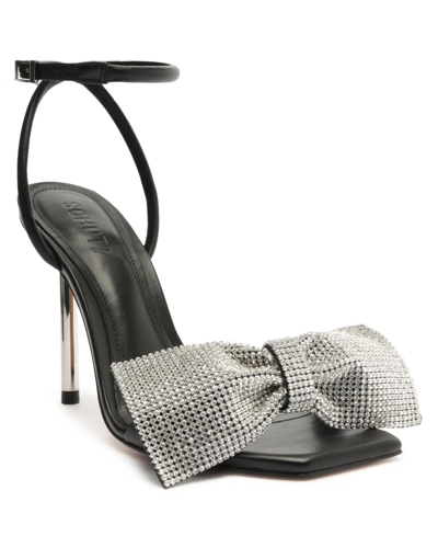 Shop Schutz Women's Mila Bow Dress Sandals In Black