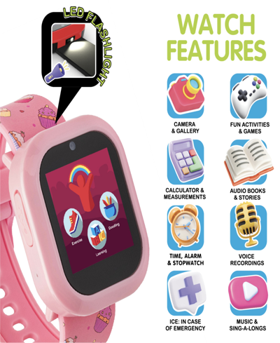 Shop Playzoom V3 Girls Pink Silicone Smartwatch 42mm Gift Set