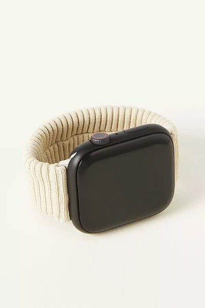 Shop Sonix Knit Apple Watch Band In Beige