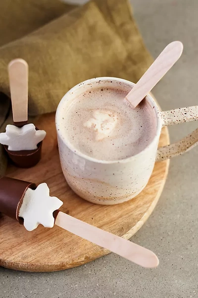 Terrain Snowflake Hot Cocoa Stir Sticks, Set Of 3