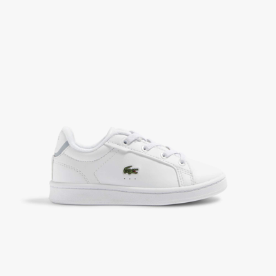 Shop Lacoste Kids' Carnaby Pro Fiber Sneakers - 13.5 In White