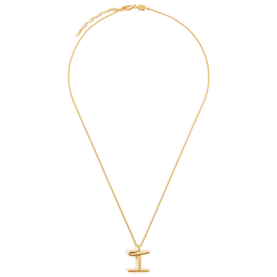 Shop Missoma I Initial 18kt Gold-plated Necklace