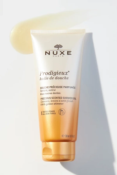 Shop Nuxe Prodigieux Shower Oil In Beige