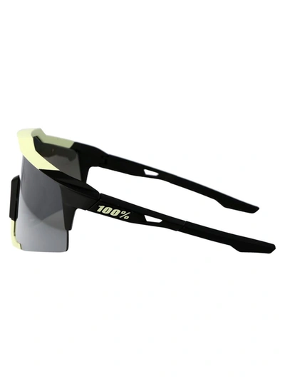 Shop 100% Sunglasses In Soft Tact Glow Black Mirror Lens