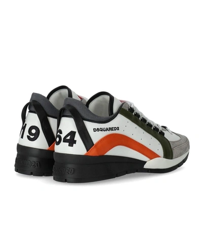 Shop Dsquared2 Legendary White Orange Sneaker