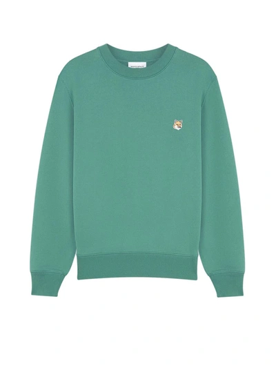 Shop Maison Kitsuné Sweatshirt In Green