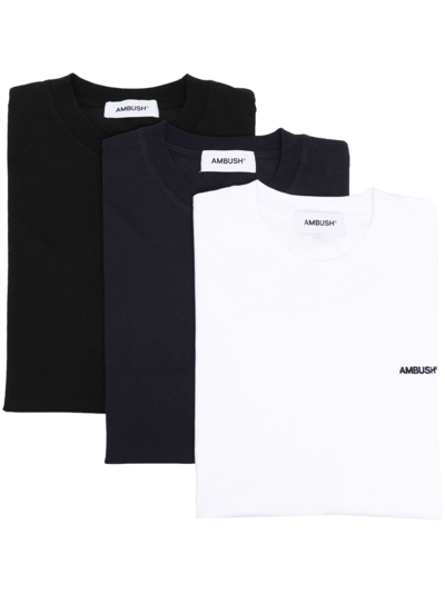 Shop Ambush Logo T-shirt (3-pack) In Multi