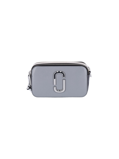 Shop Marc Jacobs "the Snapshot" Crossbody Bag In Gray