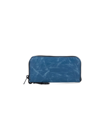 Shop Freitag 'barrow' Large Zip Wallet In Blue