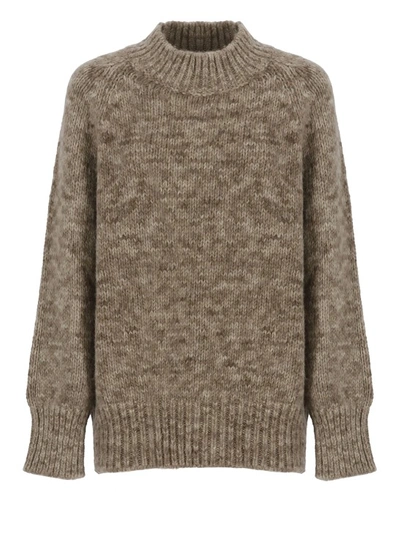 Shop Maison Margiela Alpaca Sweater In Brown