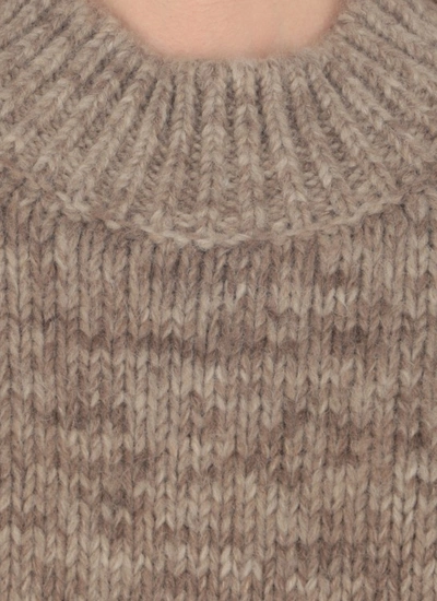 Shop Maison Margiela Alpaca Sweater In Brown