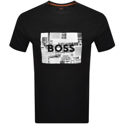 Shop Boss Casual Boss Teeheavyboss Logo T Shirt Black