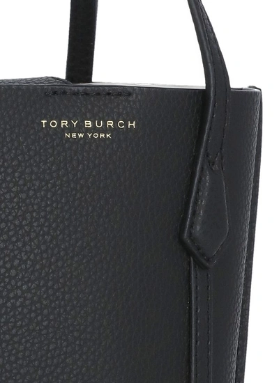 Shop Tory Burch Perry Mini Tote Bag In Black