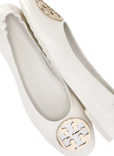Shop Tory Burch Claire Ballet In White