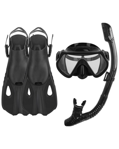 Shop Fresh Fab Finds Snorkeling Gear Mask Set In Black