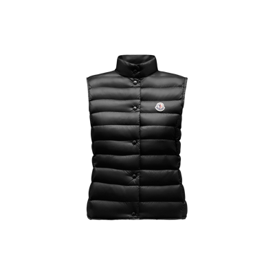 Shop Moncler Collection Liane Down Vest Black