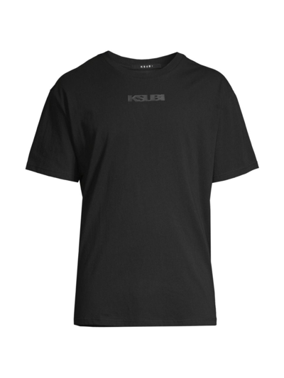 Shop Ksubi Men's Stealth Biggie Short-sleeve T-shirt In Black