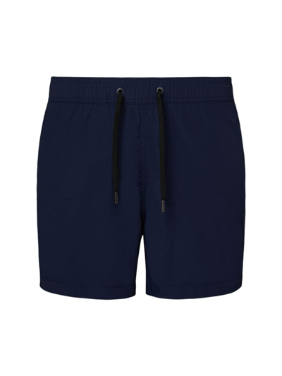 Shop Onia Men's Charles Drawstring Shorts In Deep Navy