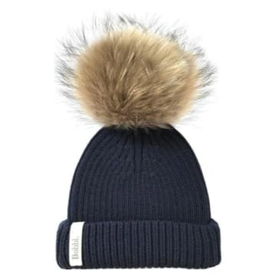 Shop Bobbl Classic Pompom Hat In Blue