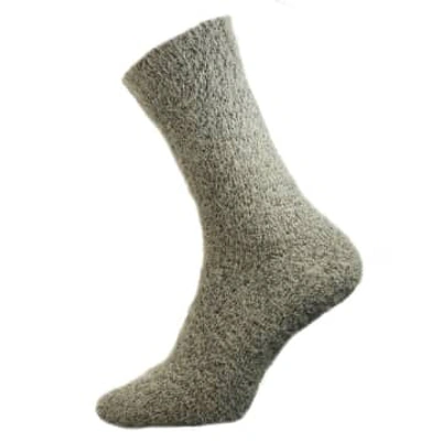 Shop Joya Brown Plain Wool Blend Socks