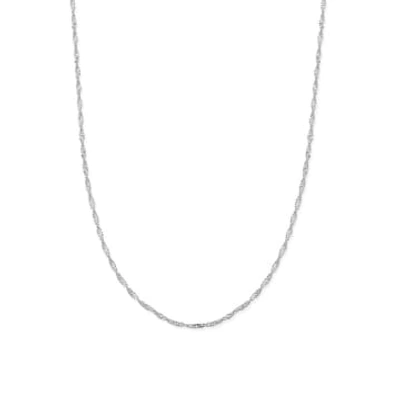 Shop Chlobo Twisted Rope Chain Necklace In Metallic